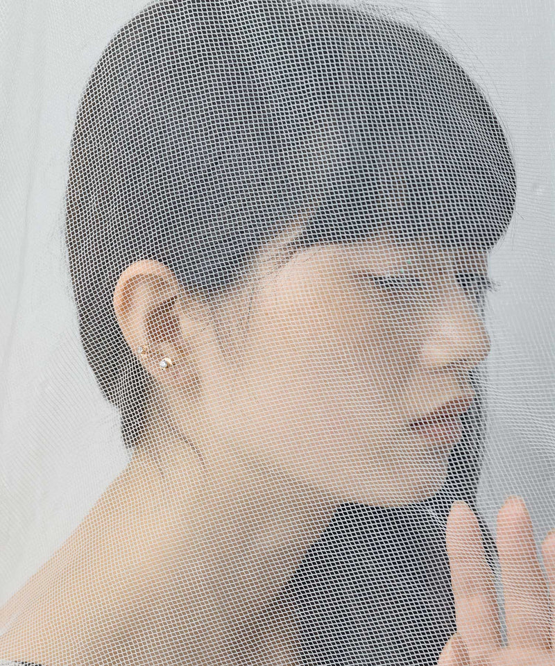 【ORLEAN】ミニピアス2個セット フープピアス ストーンピアス