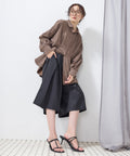 【大人のハーフパンツデビューに】ツイルタックバミューダパンツ