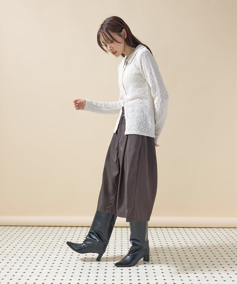 【大人のハーフパンツデビューに】ツイルタックバミューダパンツ