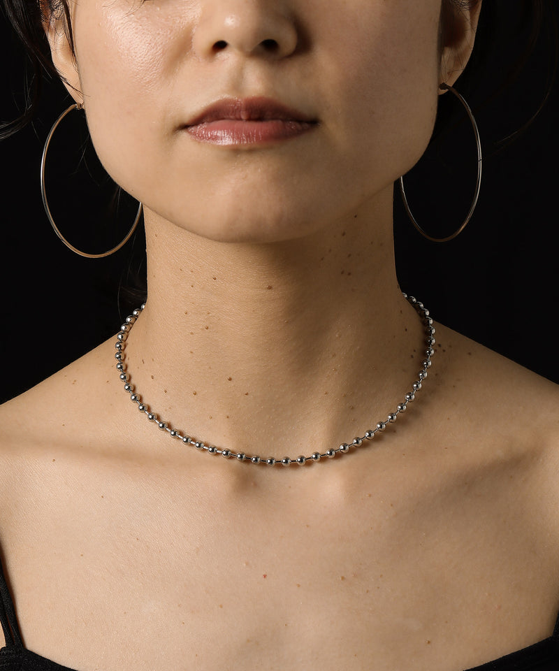 【ORLEAN】 シンプルフープピアス 6cm サージカルステンレス