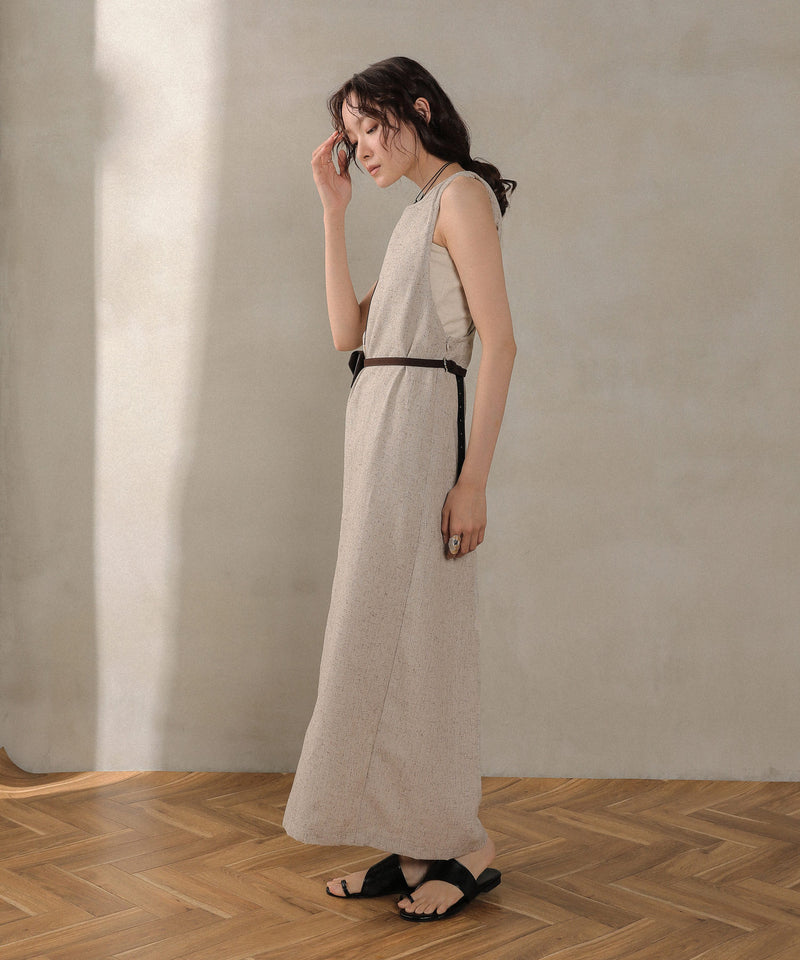 バッククロスアメスリロングワンピース