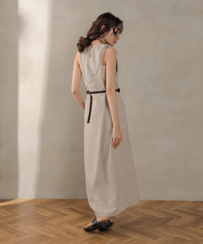 バッククロスアメスリロングワンピース