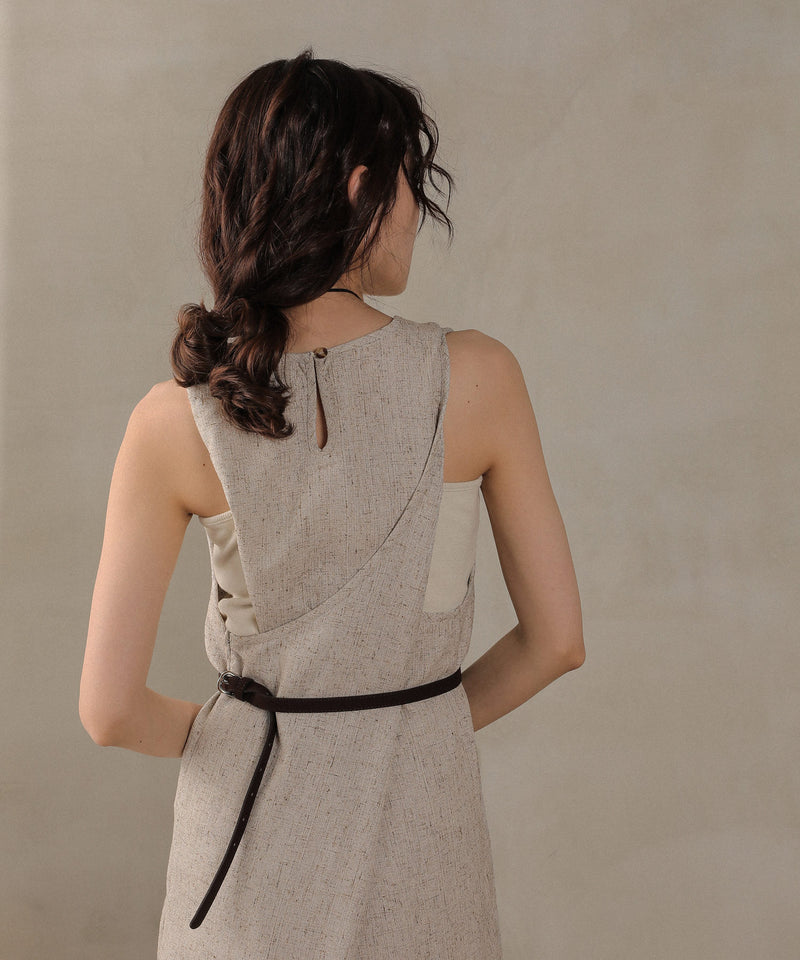 バッククロスアメスリロングワンピース