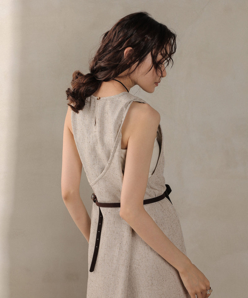 バッククロスアメスリロングワンピース