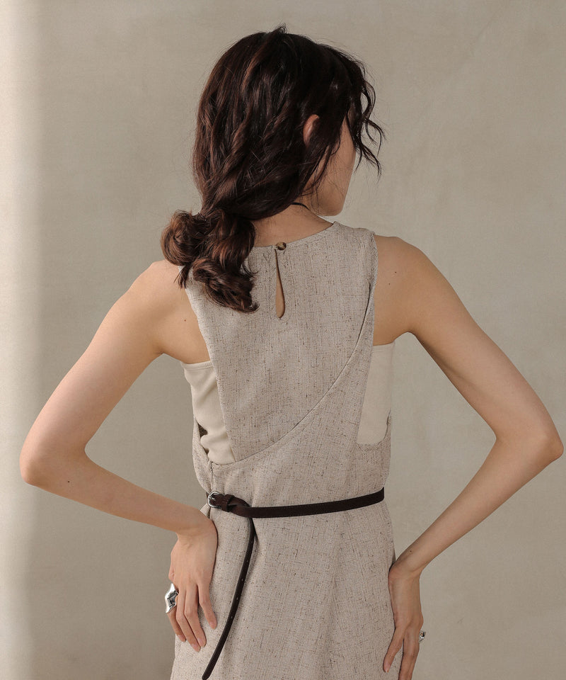 バッククロスアメスリロングワンピース