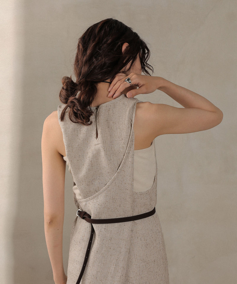 バッククロスアメスリロングワンピース