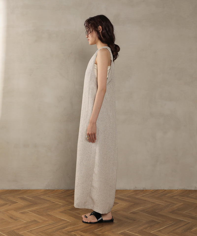 バッククロスアメスリロングワンピース