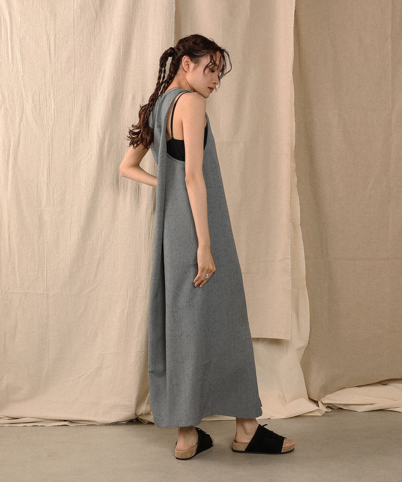 バッククロスアメスリロングワンピース