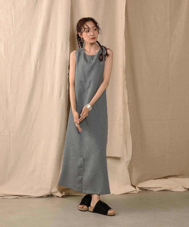 バッククロスアメスリロングワンピース