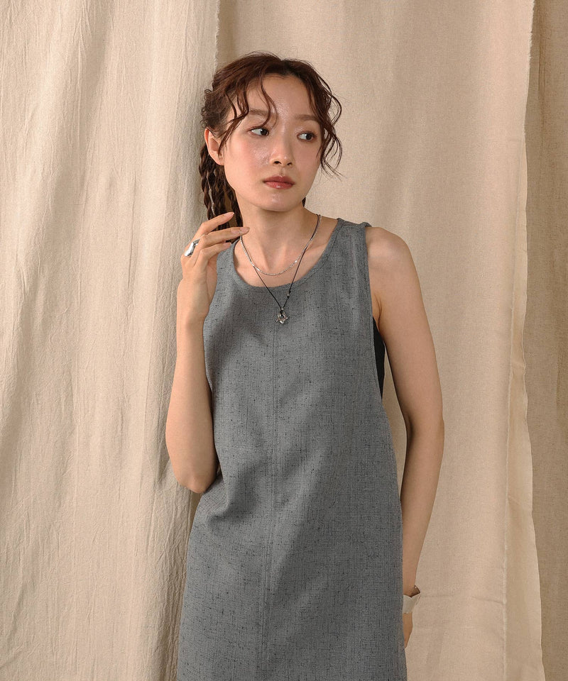 バッククロスアメスリロングワンピース