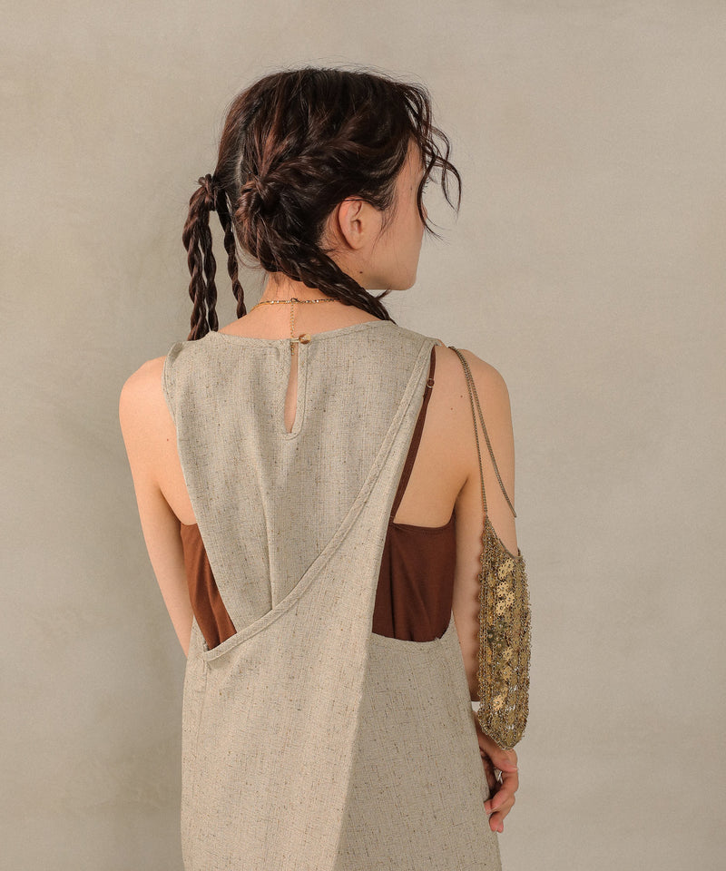 バッククロスアメスリロングワンピース