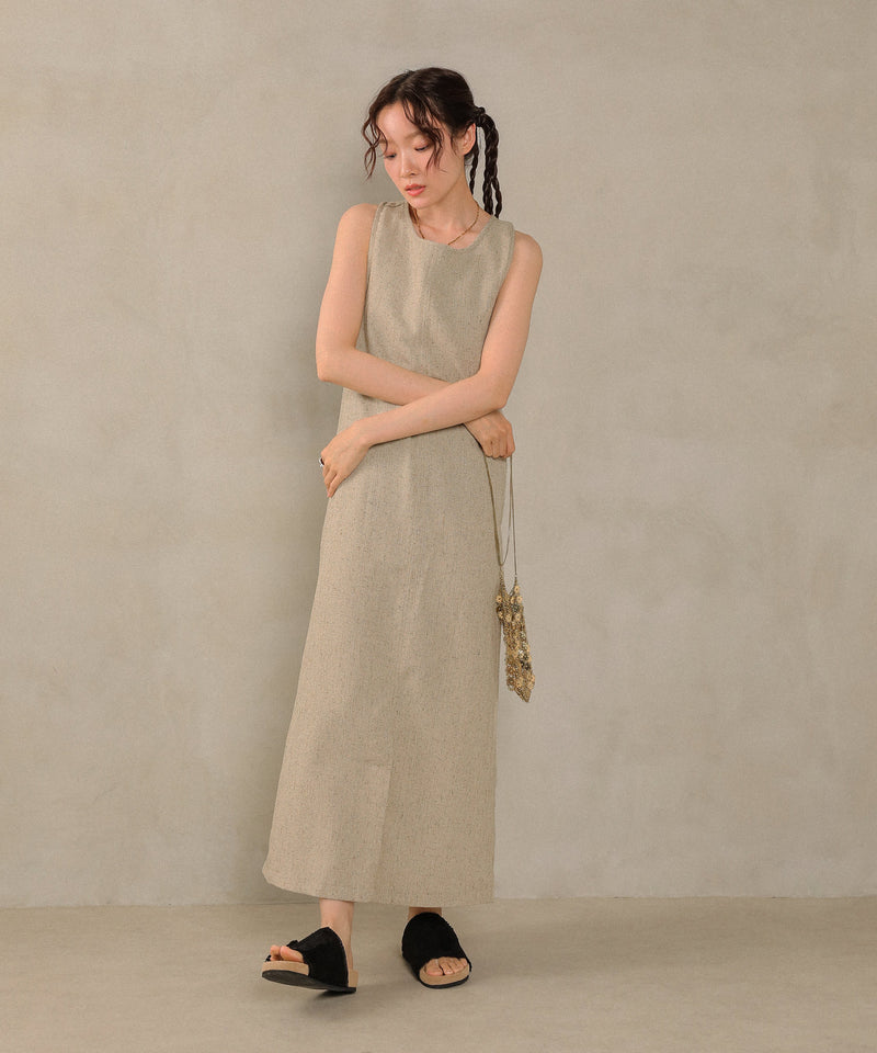 バッククロスアメスリロングワンピース