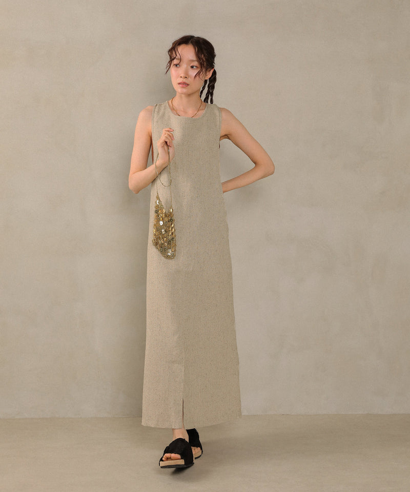 バッククロスアメスリロングワンピース