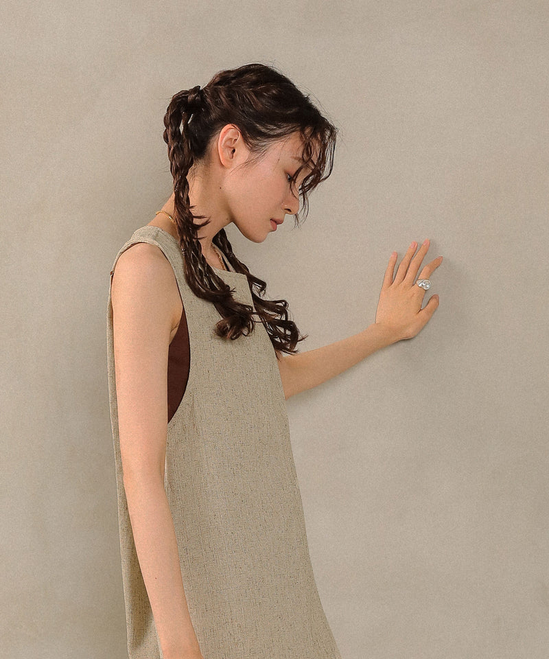 バッククロスアメスリロングワンピース