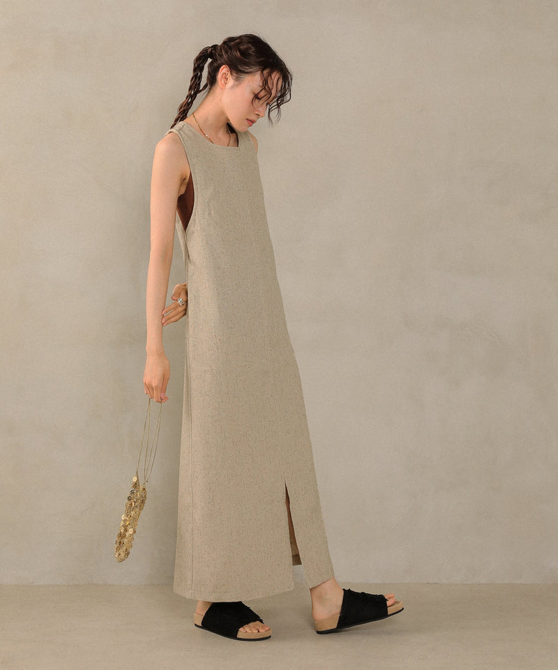 バッククロスアメスリロングワンピース