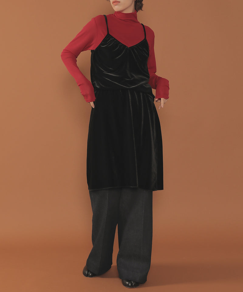 【新色追加】ハイネック シアー トップス