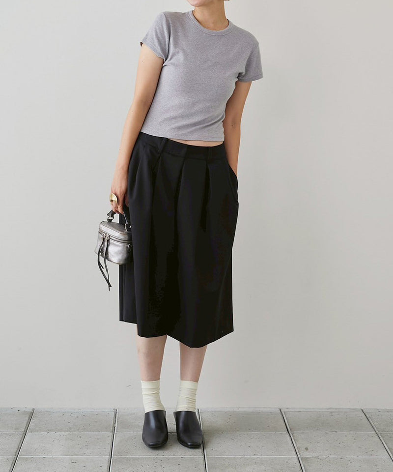 【TODAYFUL / トゥデイフル】Compact Smooth T-shirts / コンパクトスムースTシャツ