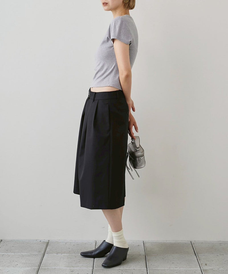 【TODAYFUL / トゥデイフル】Compact Smooth T-shirts / コンパクトスムースTシャツ