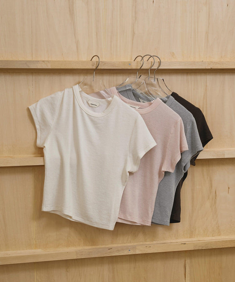 【TODAYFUL / トゥデイフル】Compact Smooth T-shirts / コンパクトスムースTシャツ