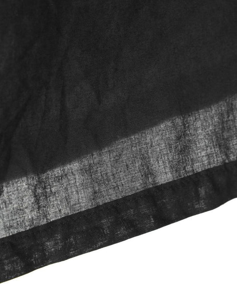 【mizuiro ind / ミズイロ インド】lace stand collar wide shirt / レーススタンドカラーワイドシャツ