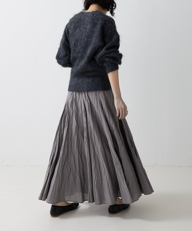 【mizuiro ind / ミズイロ インド】volume flare skirt / ボリュームフレアスカート