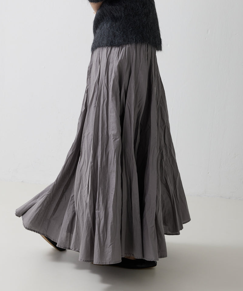 【mizuiro ind / ミズイロ インド】volume flare skirt / ボリュームフレアスカート