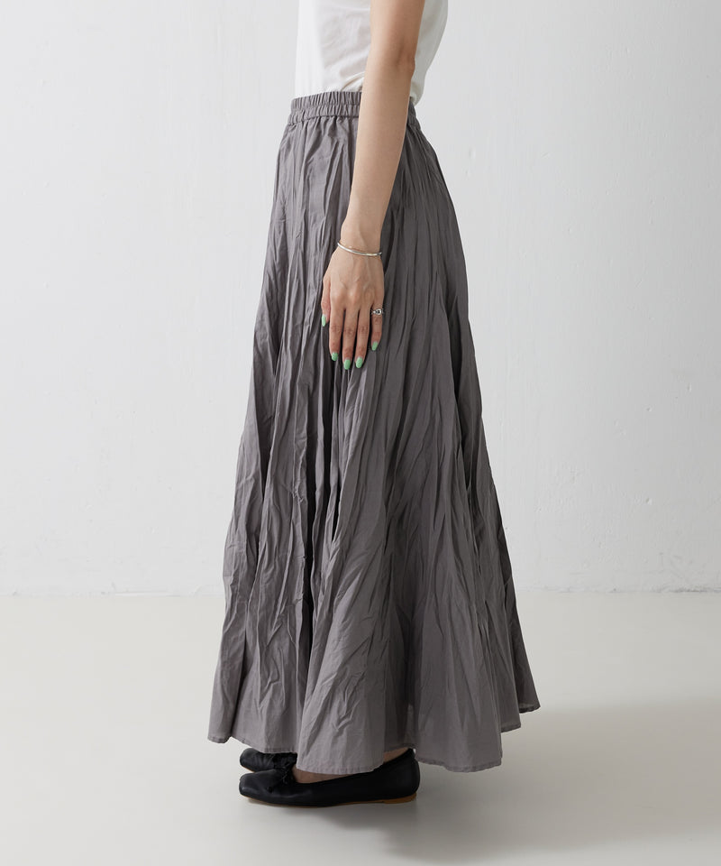 【mizuiro ind / ミズイロ インド】volume flare skirt / ボリュームフレアスカート
