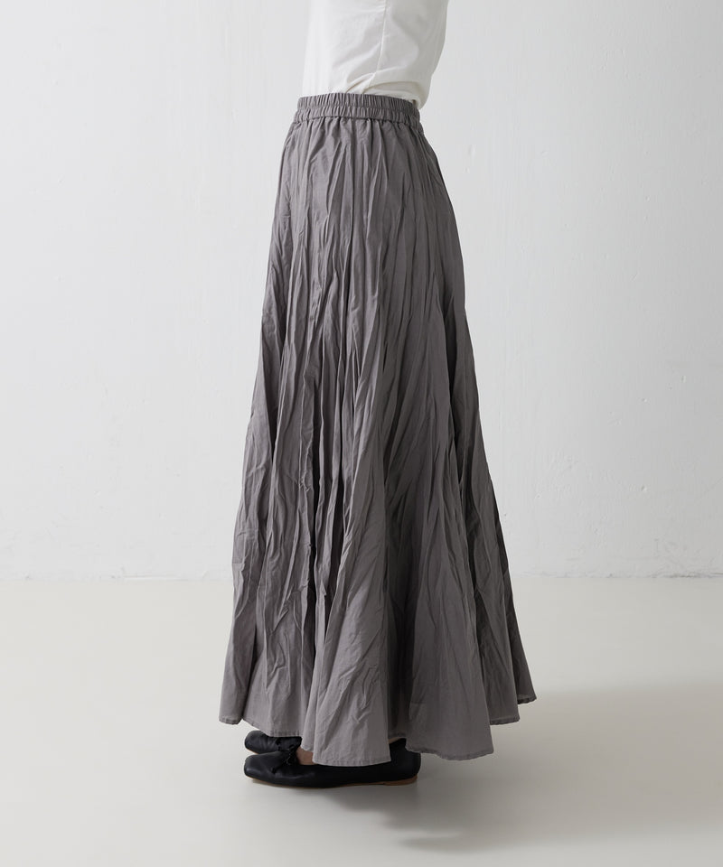 【mizuiro ind / ミズイロ インド】volume flare skirt / ボリュームフレアスカート