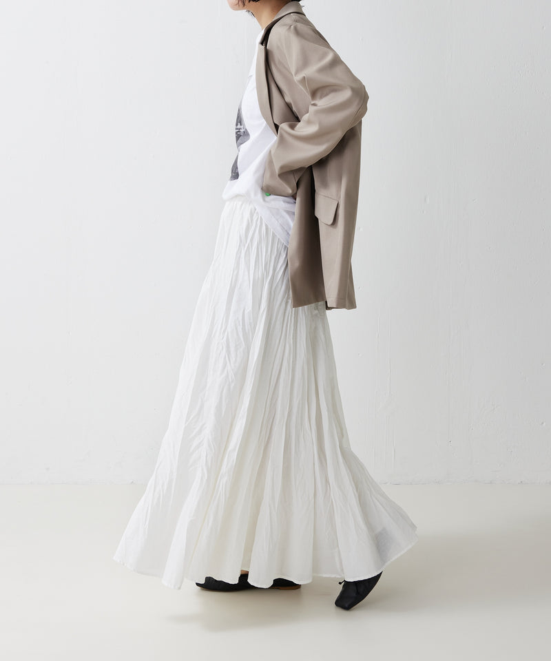 【mizuiro ind / ミズイロ インド】volume flare skirt / ボリュームフレアスカート