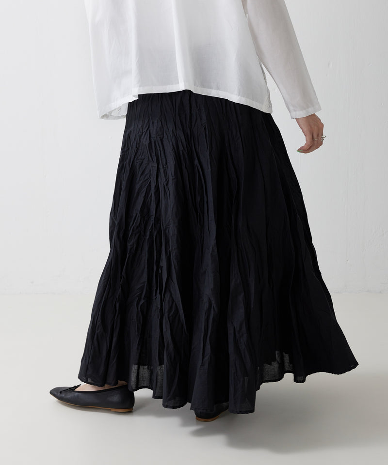 【mizuiro ind / ミズイロ インド】volume flare skirt / ボリュームフレアスカート