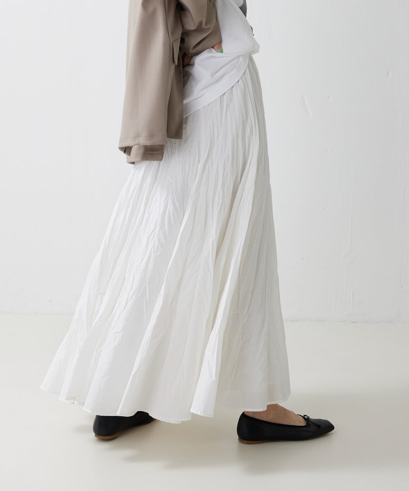 【mizuiro ind / ミズイロ インド】volume flare skirt / ボリュームフレアスカート