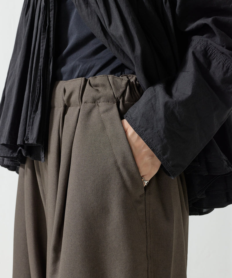 【mizuiro ind / ミズイロ インド】wide cargo pants / ワイドカーゴパンツ