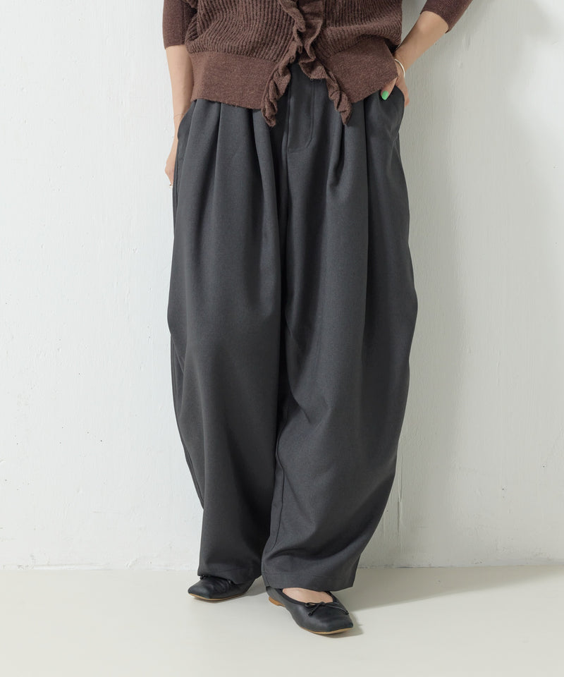 【mizuiro ind / ミズイロ インド】wide cargo pants / ワイドカーゴパンツ
