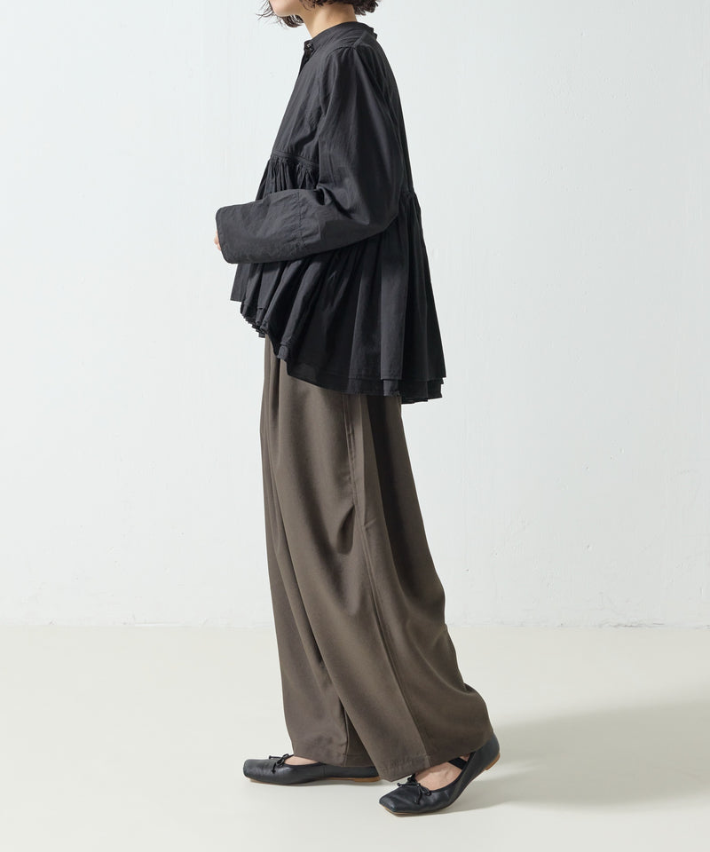 【mizuiro ind / ミズイロ インド】wide cargo pants / ワイドカーゴパンツ