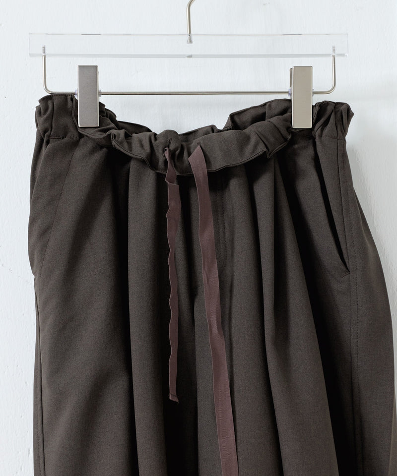【mizuiro ind / ミズイロ インド】wide cargo pants / ワイドカーゴパンツ