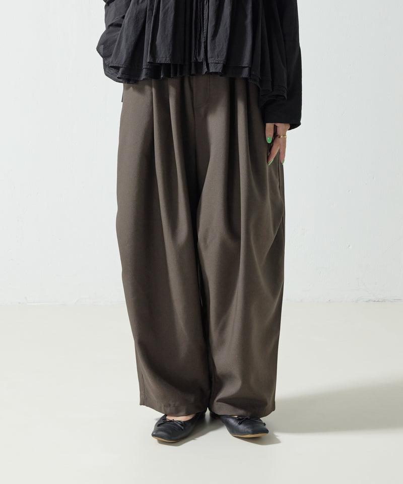 【mizuiro ind / ミズイロ インド】wide cargo pants / ワイドカーゴパンツ