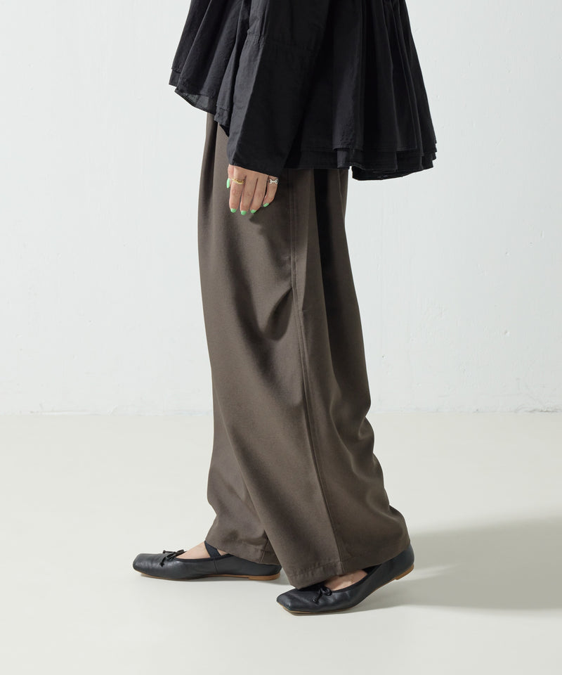 【mizuiro ind / ミズイロ インド】wide cargo pants / ワイドカーゴパンツ
