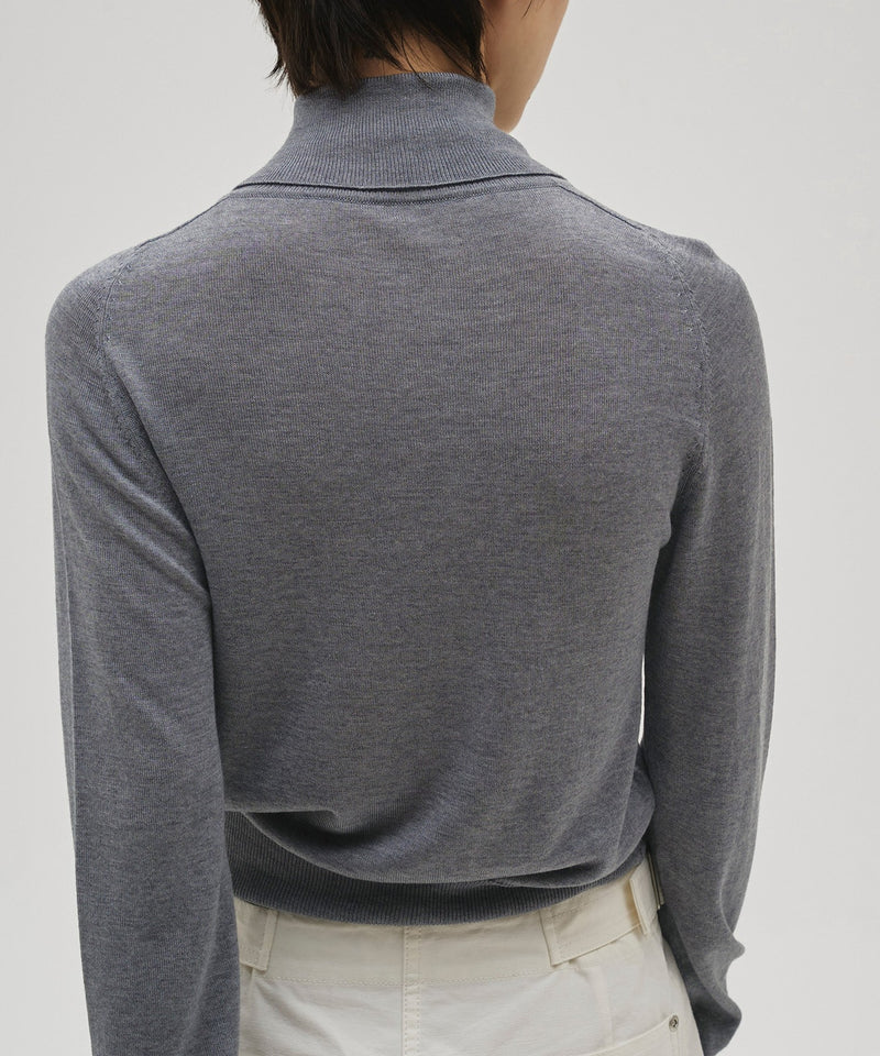 【TODAYFUL/トゥデイフル】Tencelwool Highneck Knit/テンセルウールハイネックニット