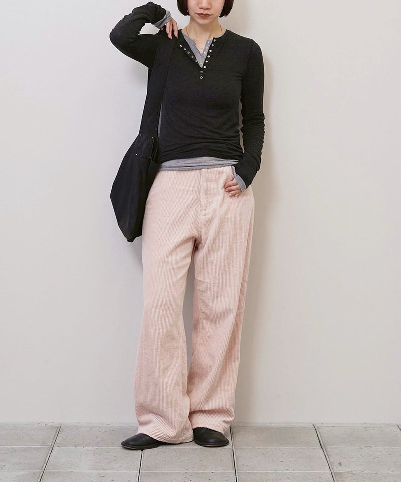 【TODAYFUL / トゥデイフル】Chunky Corduroy Pants / チャンキーコーデュロイパンツ
