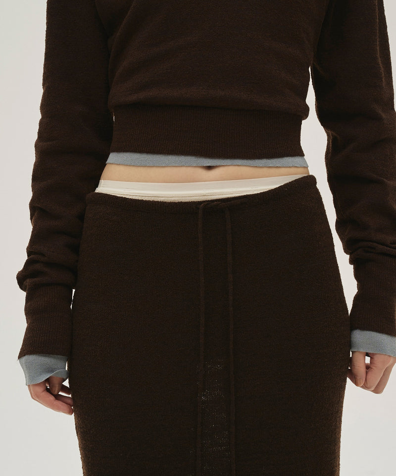 【TODAYFUL / トゥデイフル】Layered Polo Knit / レイヤードポロニット