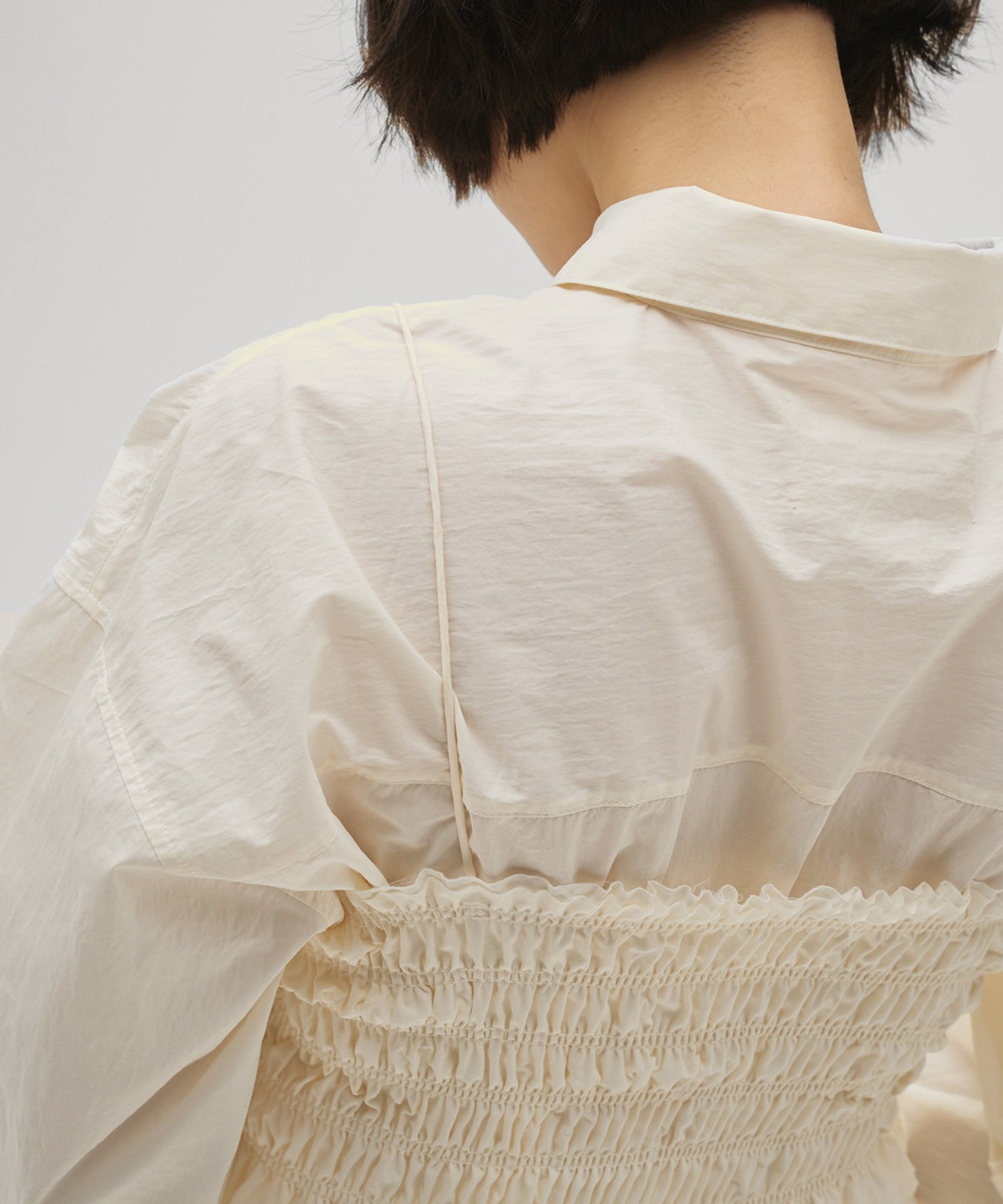 トップス TODAYFUL Shirring Bustier Layered Shirts TODAYFUL / トゥデイフル】Shirring Bustier Layered Shirts