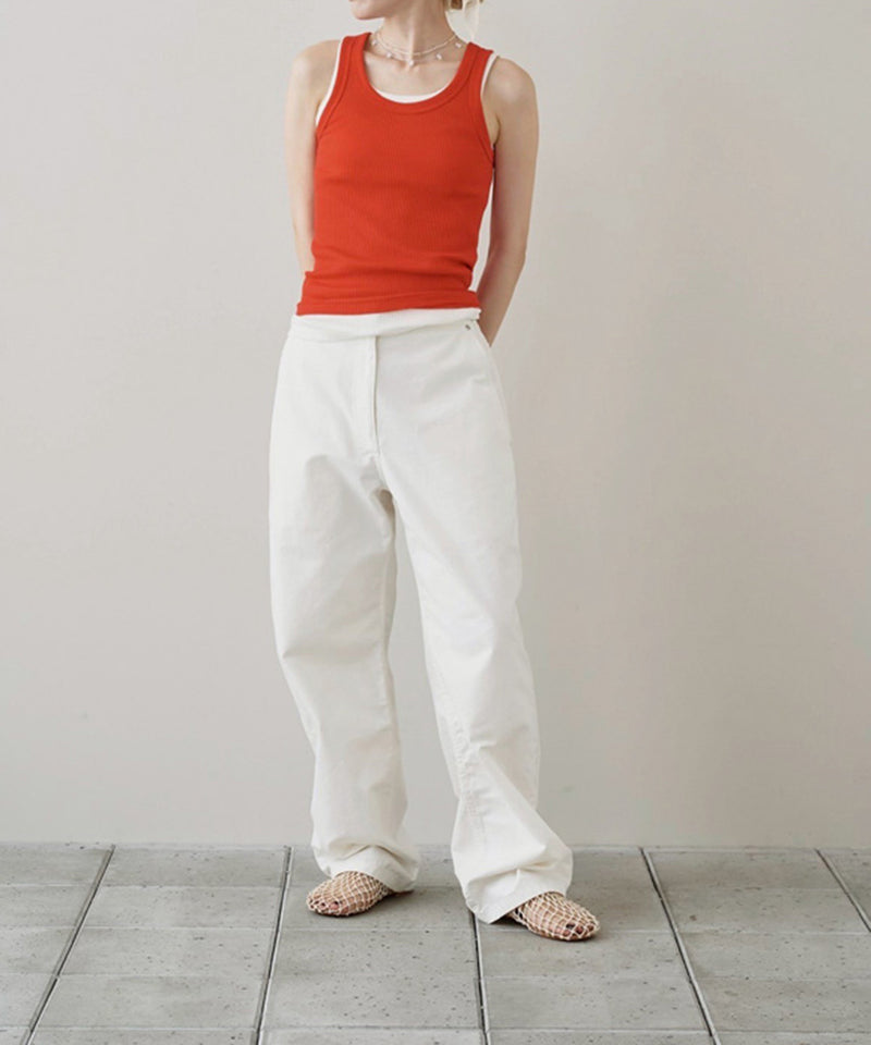 【TODAYFUL / トゥデイフル】Boyfriend Cotton Pants / ボーイフレンドコットンパンツ