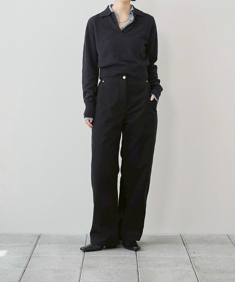 【TODAYFUL / トゥデイフル】Boyfriend Cotton Pants / ボーイフレンドコットンパンツ