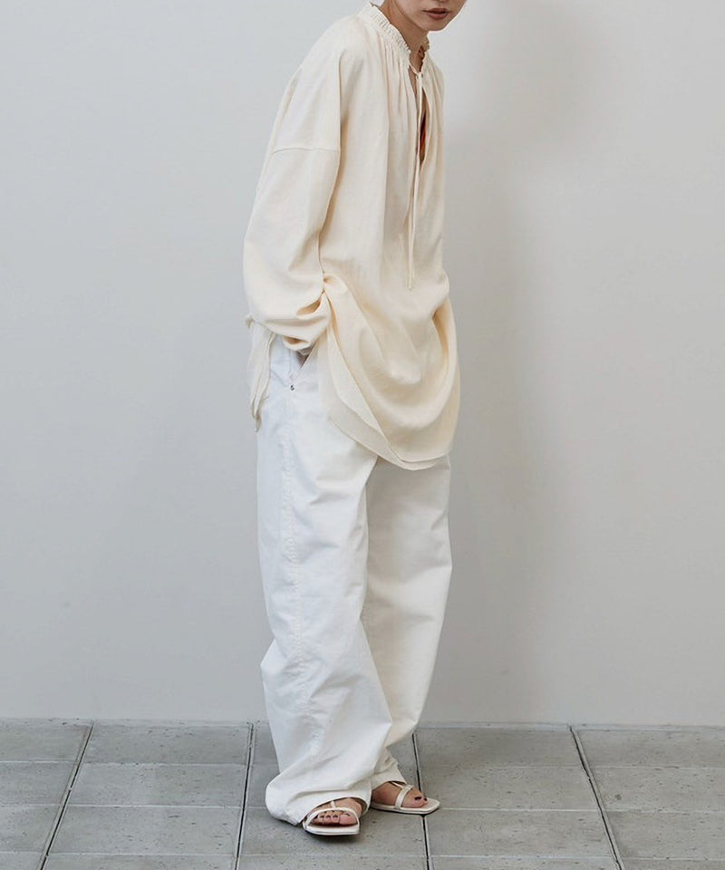 【TODAYFUL / トゥデイフル】Boyfriend Cotton Pants / ボーイフレンドコットンパンツ
