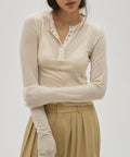 【TODAYFUL / トゥデイフル】Henleyneck Soft Tops / ヘンリーネックソフトトップス
