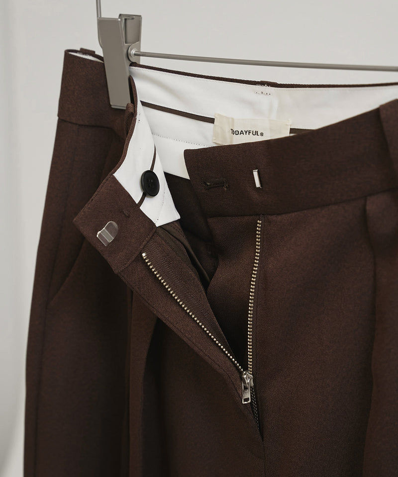【TODAYFUL / トゥデイフル】Tuck Wide Trousers / タックワイドトラウザーズ