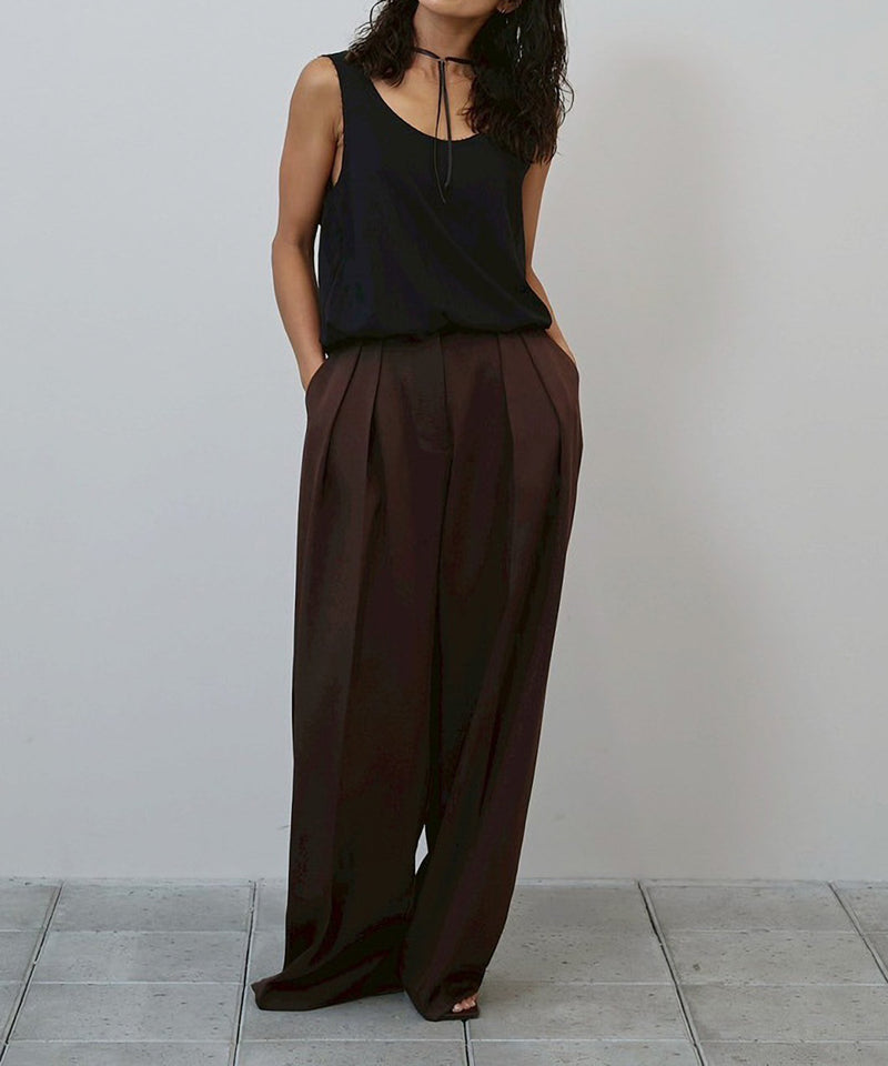 【TODAYFUL / トゥデイフル】Tuck Wide Trousers / タックワイドトラウザーズ
