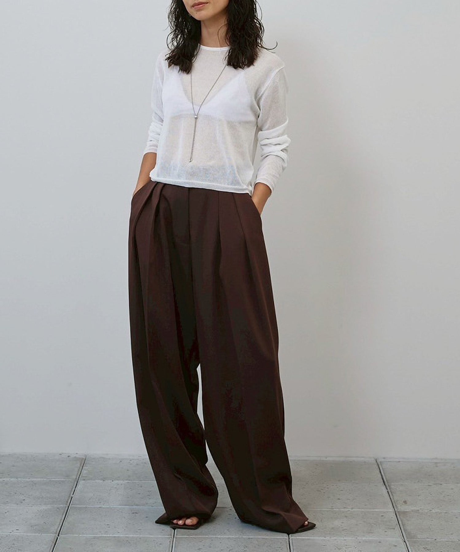 TODAYFUL / トゥデイフル】Tuck Wide Trousers / タックワイド