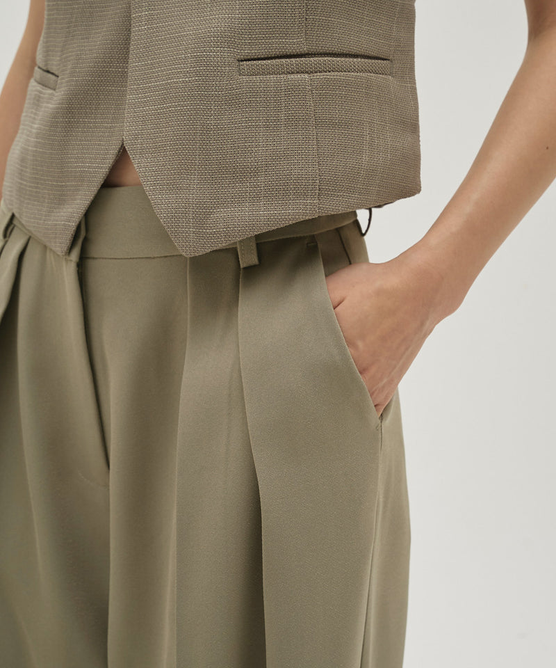 【TODAYFUL / トゥデイフル】Tuck Wide Trousers / タックワイドトラウザーズ
