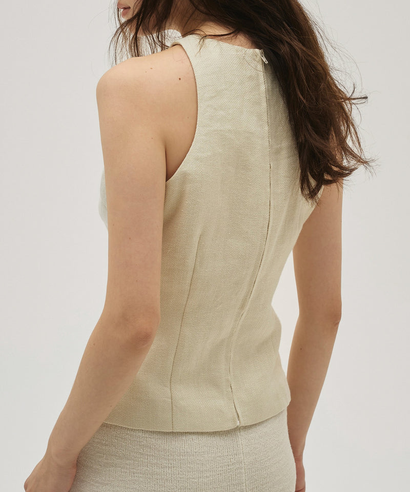 【TODAYFUL / トゥデイフル】Linen Americansleeve Tops / リネンアメリカンスリーブトップス